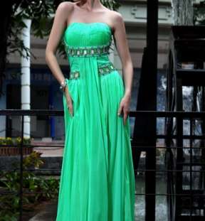 Strapless Pageant Party Dress #30540 image