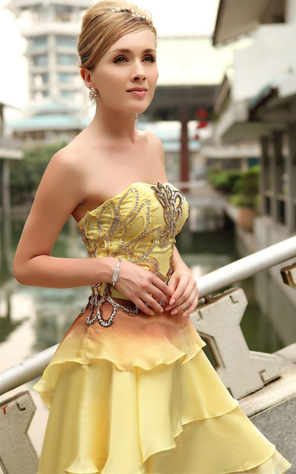 HI-LO party dress #30271
